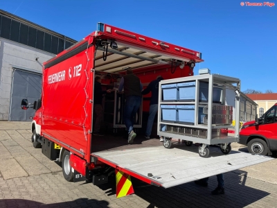 Fahrzeugvorstellung Gerätewagen-Logistik (GW-L1) FF Röcknitz